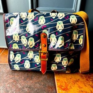 Mint condition Fossil Owl crossbody bag
